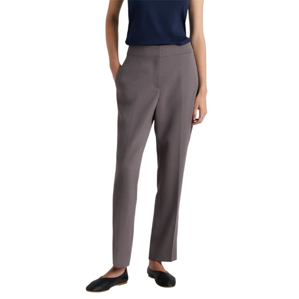 Quince | Stretch Crepe Ankle Pant, Overcast Grey, Size 10 
Minimalist Office